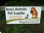 Amy's Animals Pet Supplies, Wantage sponsor sign