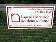 Kuperus Farmside Gardens & Florist sponsor sign