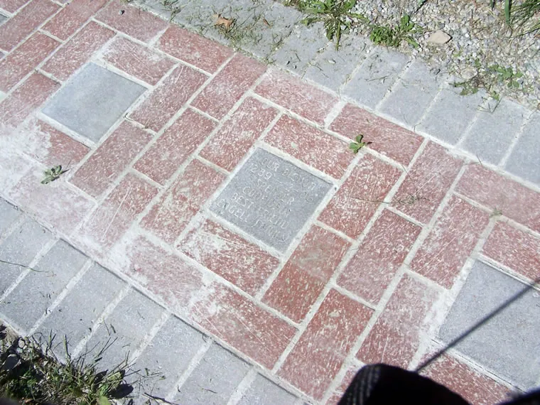 Memorial Brick Walk 13
